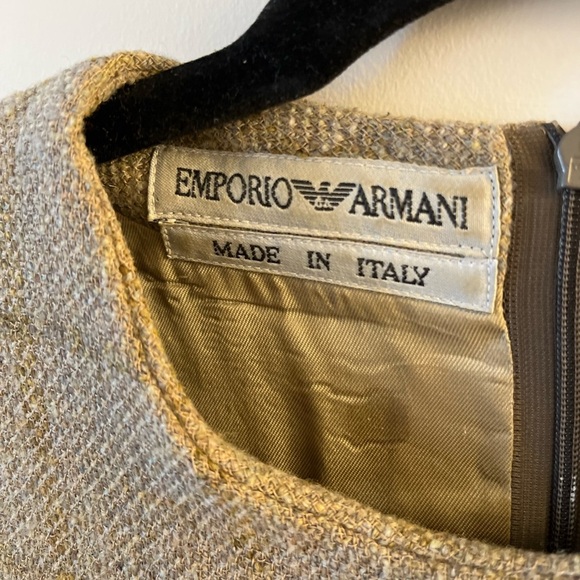 Emporio Armani Vintage Tweed Mini Dress - Picture 3 of 9